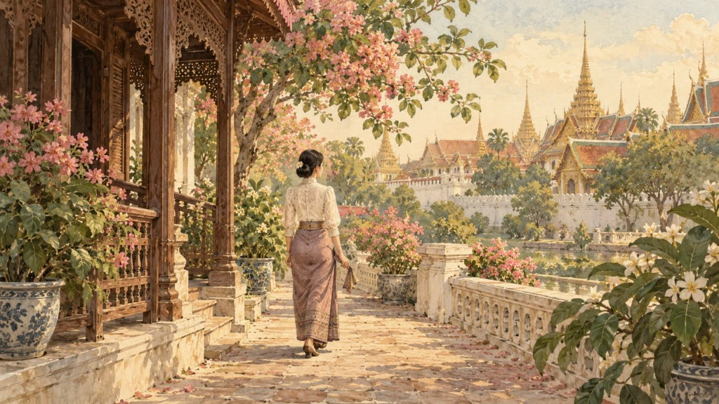 ภาพวาดตีความบรรยากาศ สี่แผ่นดิน