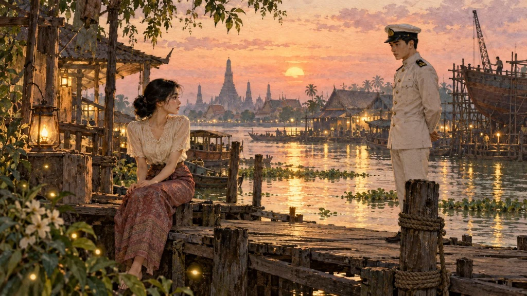 ภาพวาดตีความบรรยากาศ คู่กรรม