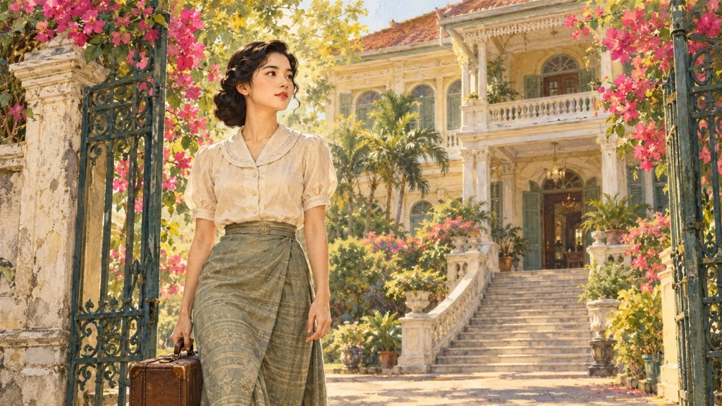 ภาพวาดตีความบรรยากาศ บ้านทรายทอง