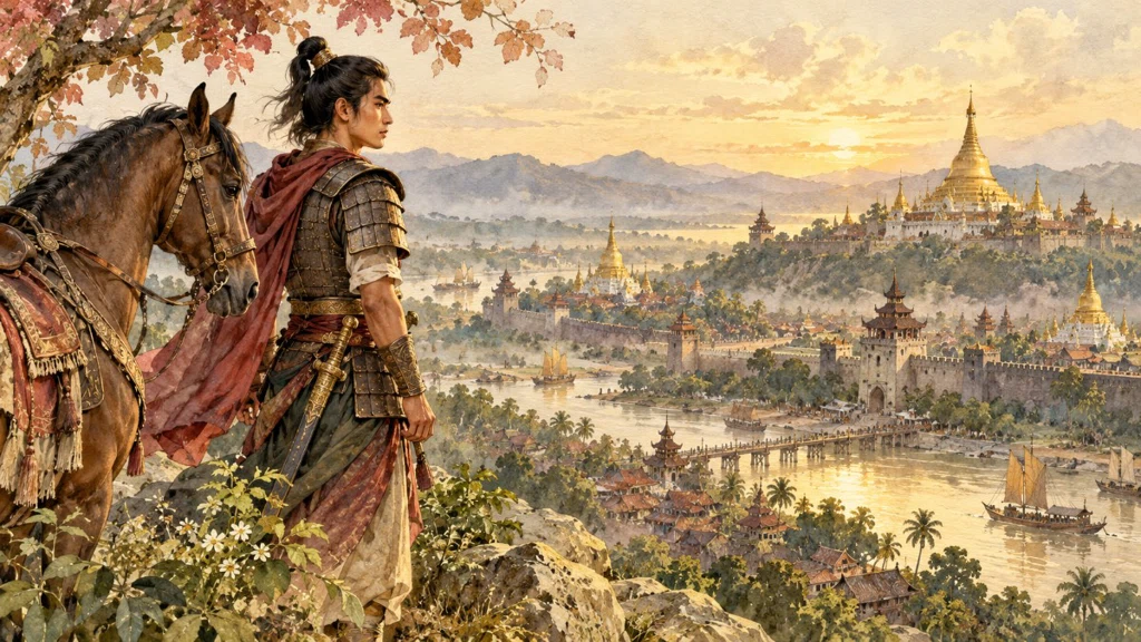 ภาพวาดตีความบรรยากาศ ผู้ชนะสิบทิศ