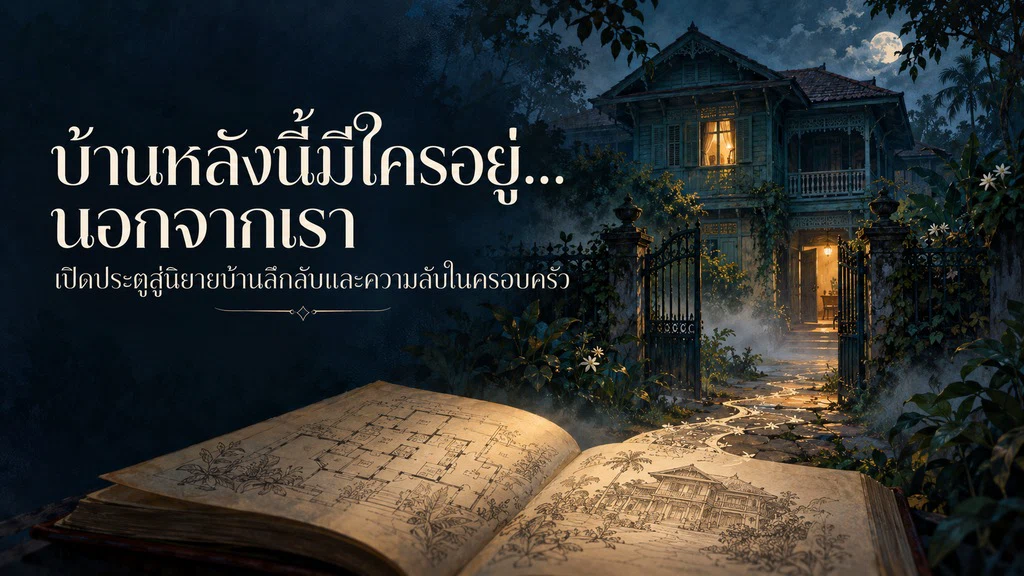 บ้านหลังนี้มีใครอยู่…นอกจากเรา: เปิดประตูสู่นิยายบ้านลึกลับและความลับในครอบครัว