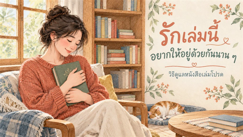 รักเล่มนี้ อยากให้อยู่ด้วยกันนาน ๆ: วิธีดูแลหนังสือเล่มโปรด