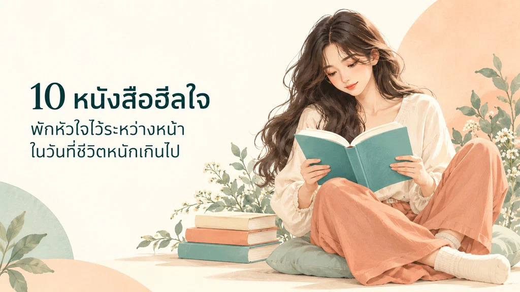 10 หนังสือฮีลใจ: พักหัวใจไว้ระหว่างหน้า ในวันที่ชีวิตหนักเกินไป