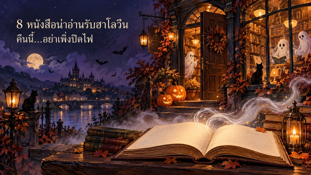 8 หนังสือน่าอ่านรับฮาโลวีน: คืนนี้…อย่าเพิ่งปิดไฟ