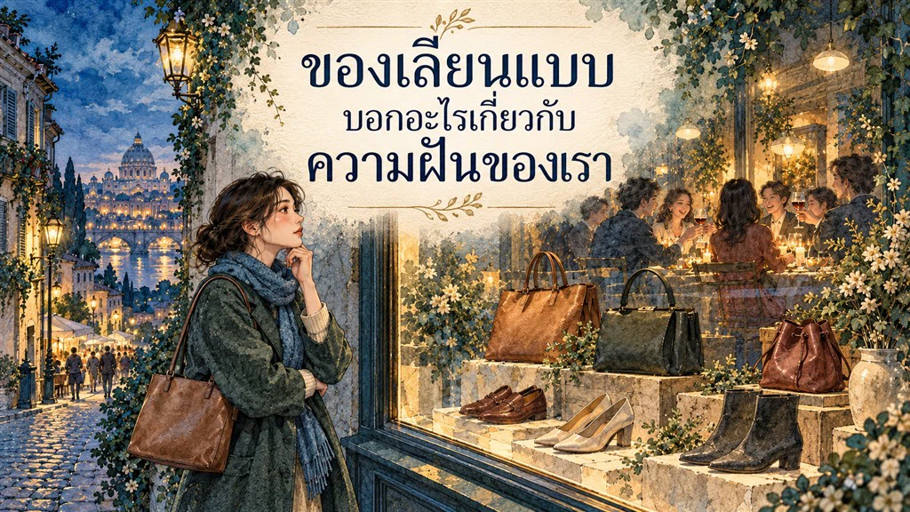ของเลียนแบบบอกอะไรเกี่ยวกับความฝันของเรา: เมื่อสิ่งของพกความหวังว่าจะเป็นส่วนหนึ่ง