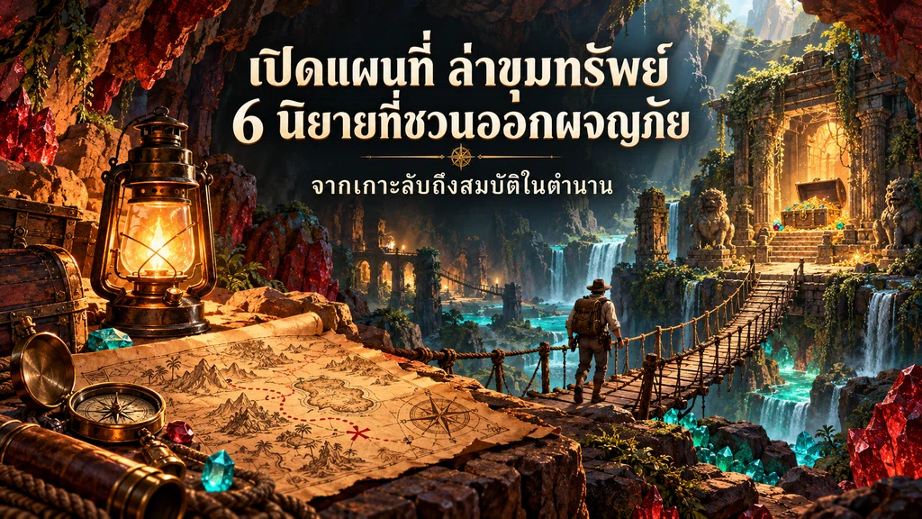เปิดแผนที่ ล่าขุมทรัพย์: 6 นิยายที่ชวนออกผจญภัย