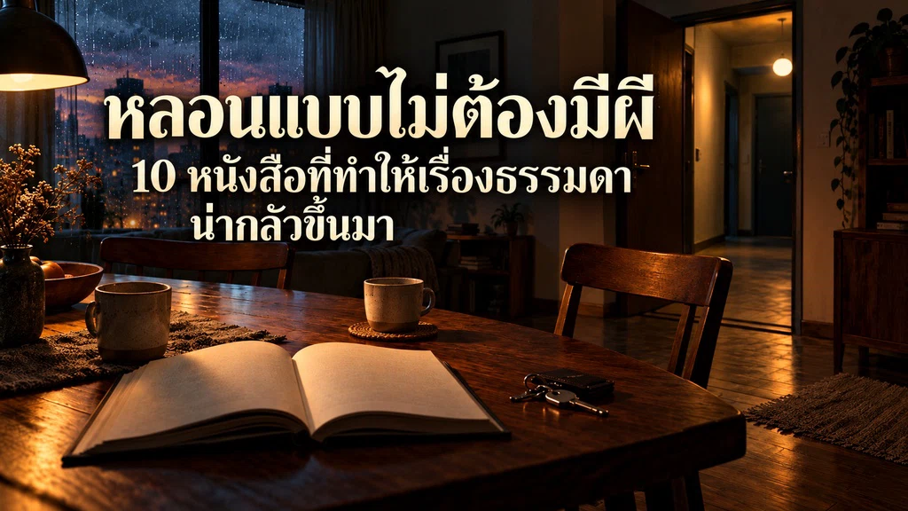 หลอนแบบไม่ต้องมีผี: 10 หนังสือที่ทำให้เรื่องธรรมดาน่ากลัวขึ้นมา