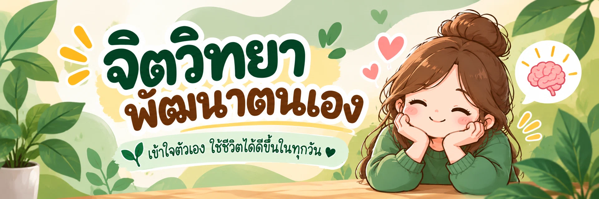 ภาพแบนเนอร์หมวดหมู่ จิตวิทยา พัฒนาตนเอง