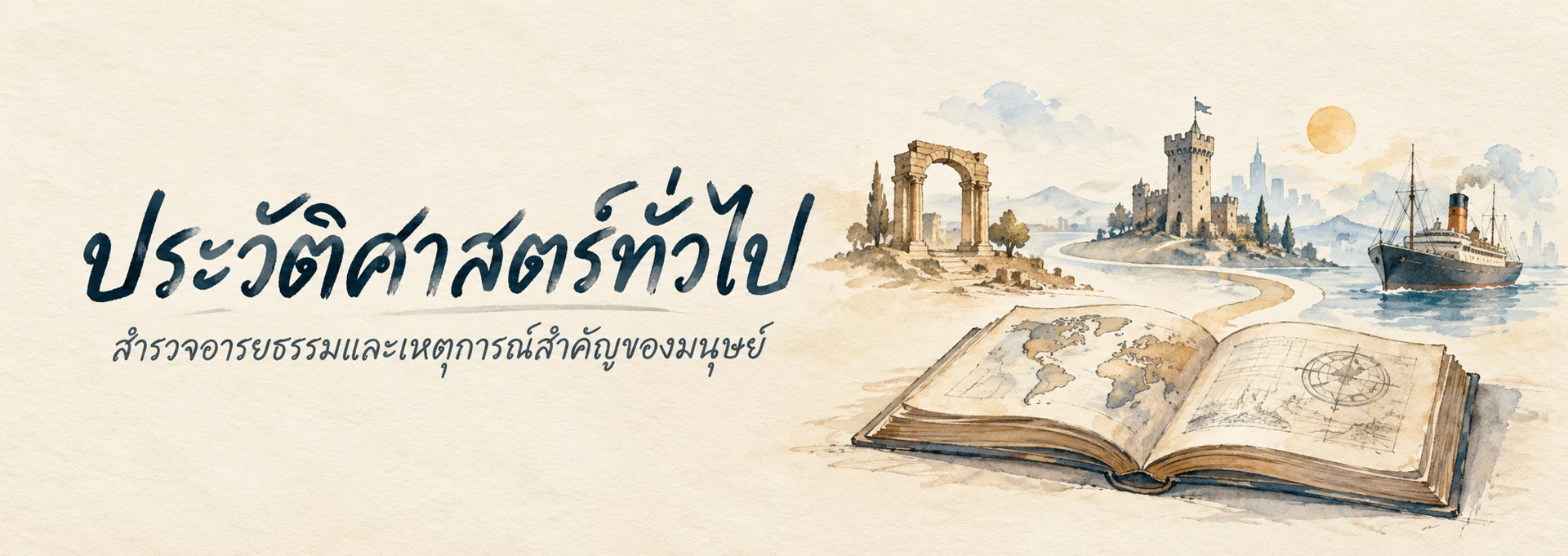 ภาพแบนเนอร์หมวดหมู่ ประวัติศาสตร์ทั่วไป