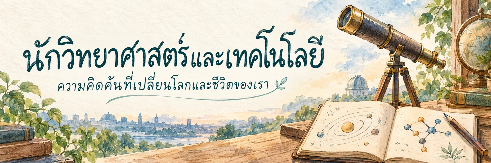 ภาพแบนเนอร์หมวดหมู่ นักวิทยาศาสตร์และเทคโนโลยี