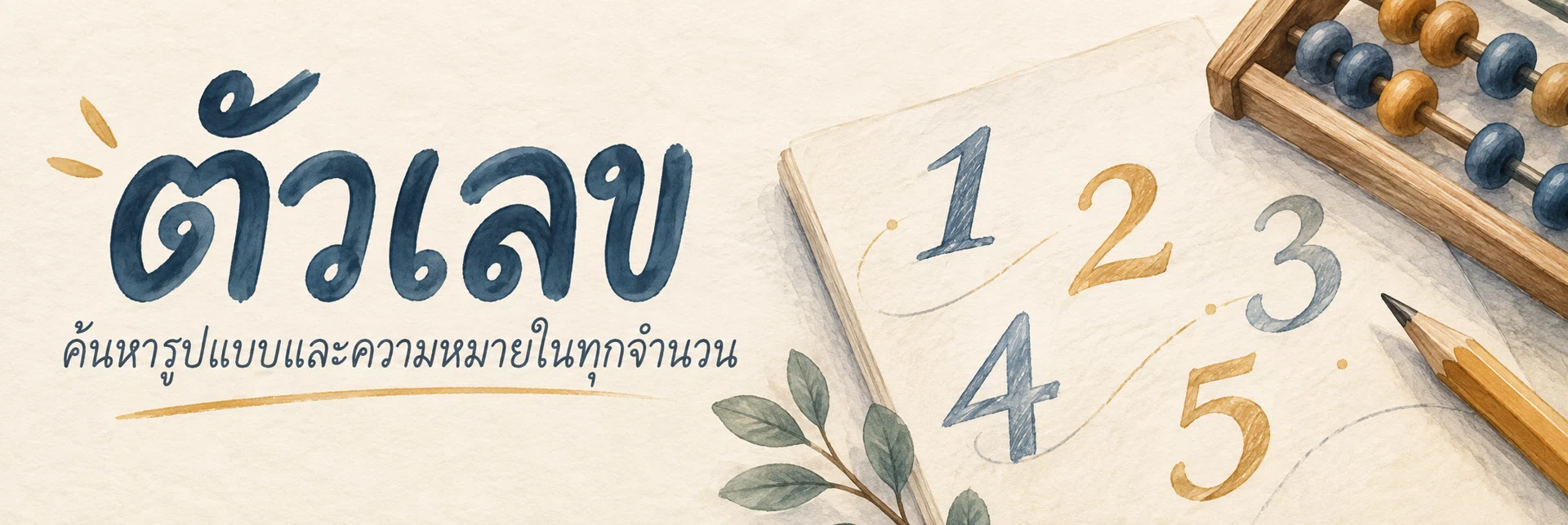 ภาพแบนเนอร์หมวดหมู่ ตัวเลข