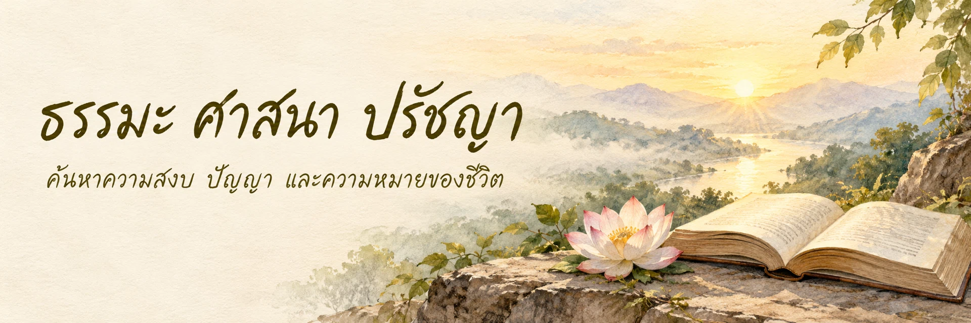 ภาพแบนเนอร์หมวดหมู่ ธรรมะ ศาสนา ปรัชญา