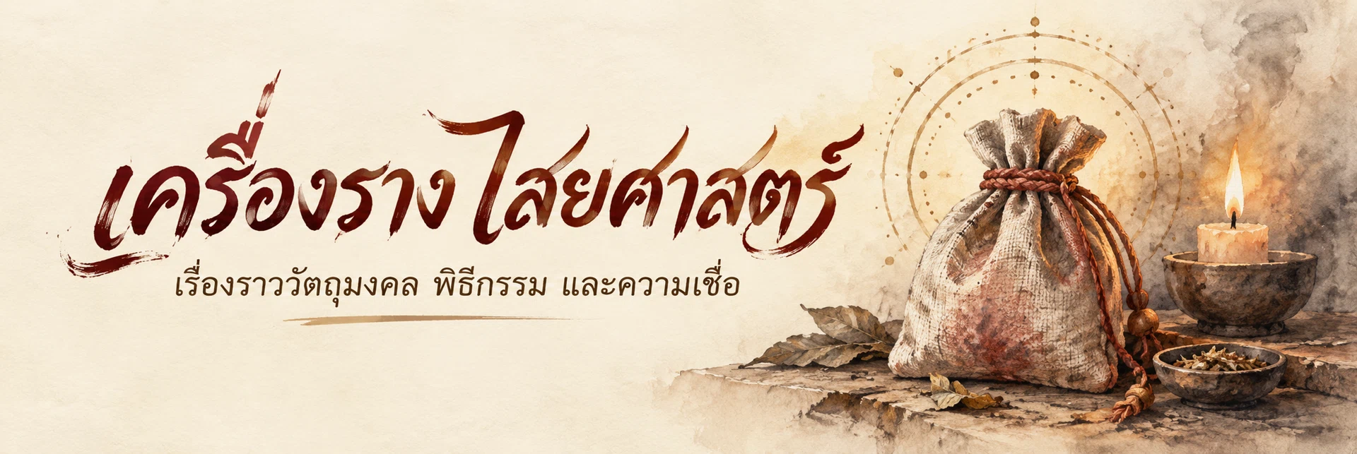 ภาพแบนเนอร์หมวดหมู่ เครื่องราง ไสยศาสตร์