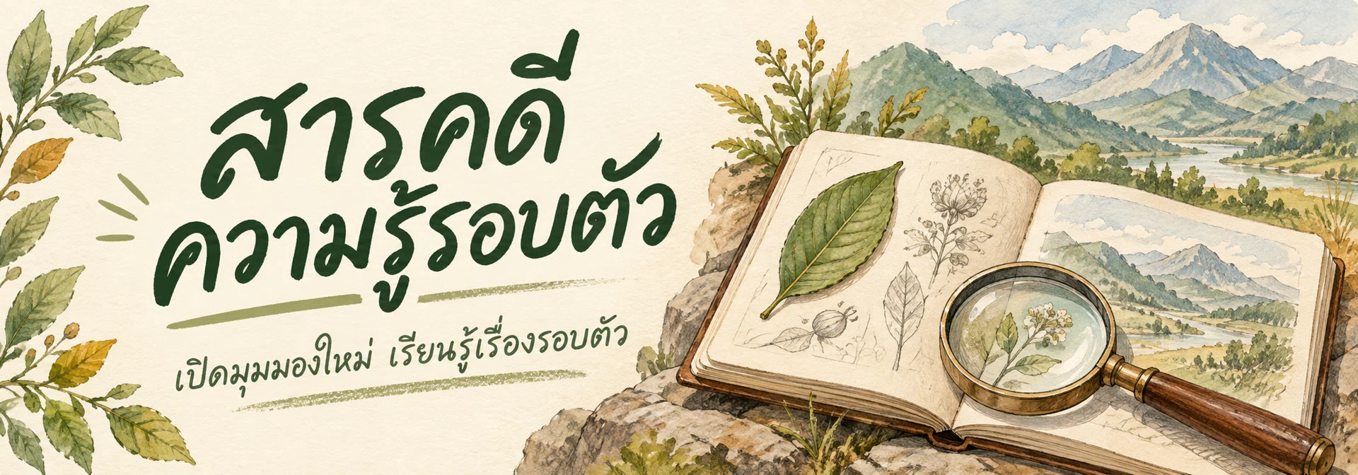 ภาพแบนเนอร์หมวดหมู่ สารคดี ความรู้รอบตัว