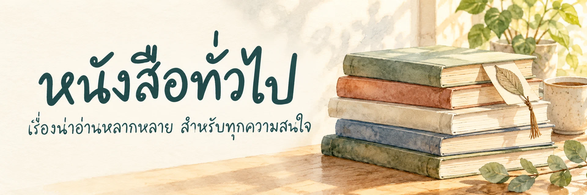 ภาพแบนเนอร์หมวดหมู่ หนังสือทั่วไป