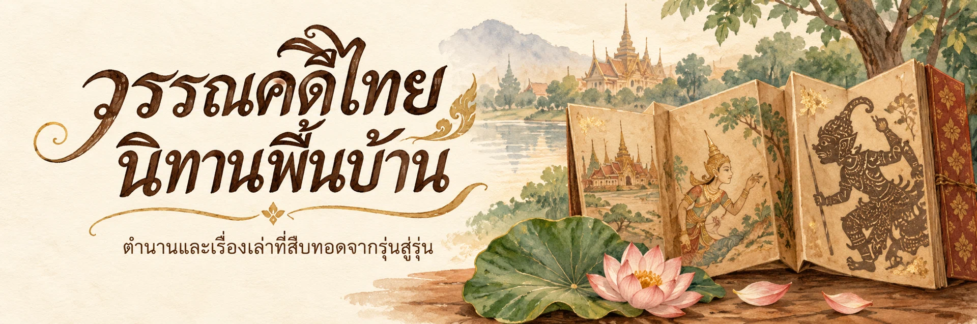 ภาพแบนเนอร์หมวดหมู่ วรรณคดีไทย นิทานพื้นบ้าน