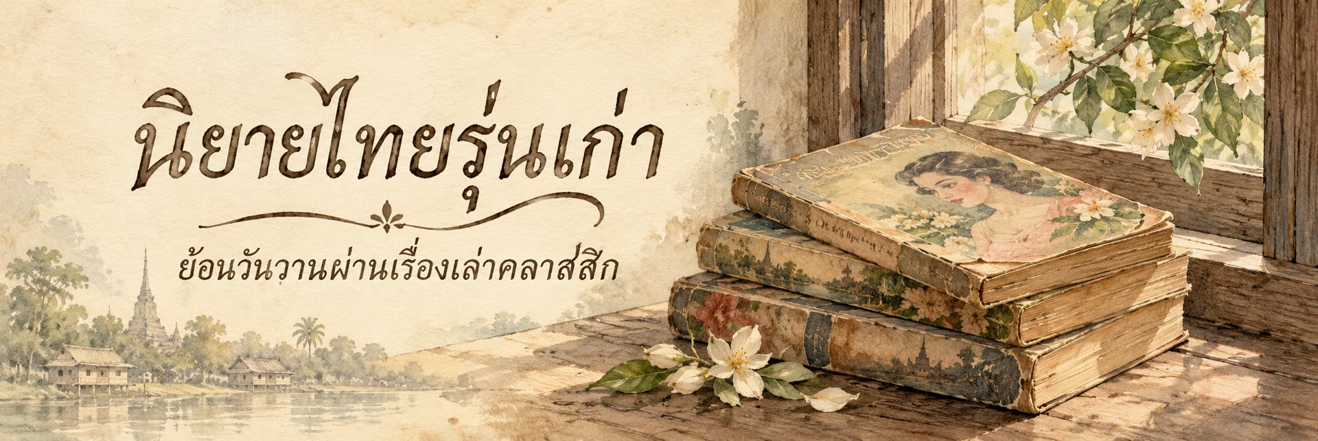 ภาพแบนเนอร์หมวดหมู่ นิยายไทยเก่ามือสอง