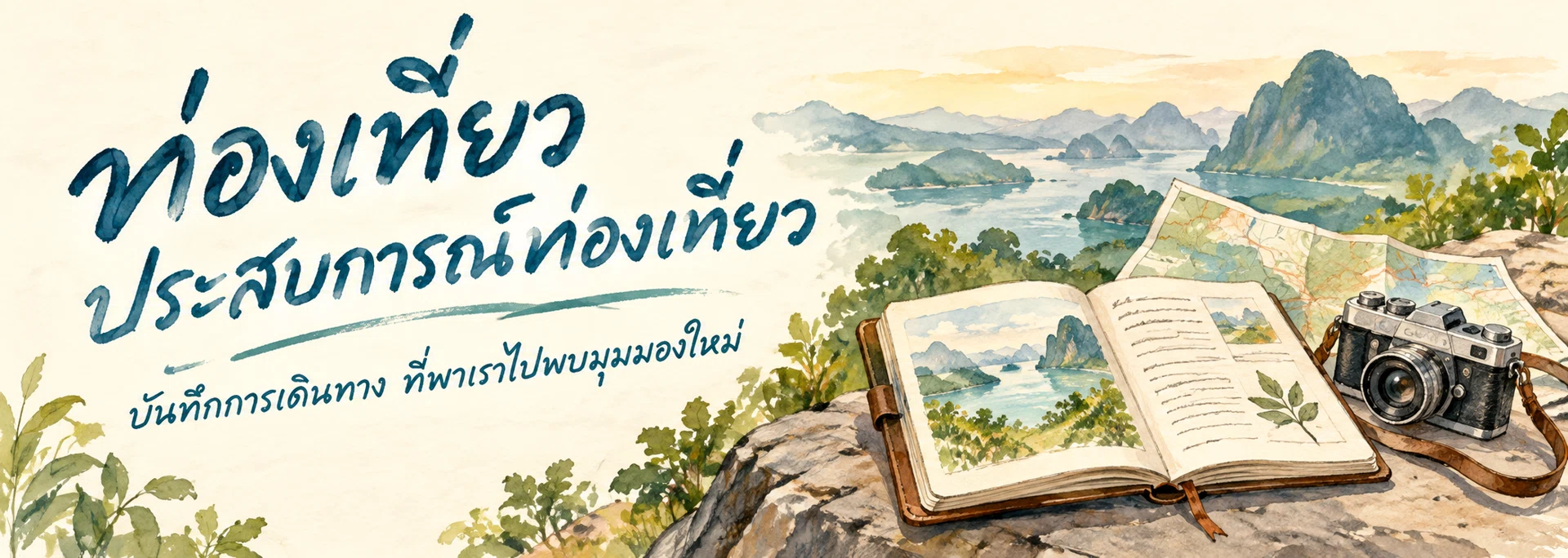 ภาพแบนเนอร์หมวดหมู่ ท่องเที่ยว ประสบการณ์ท่องเที่ยว