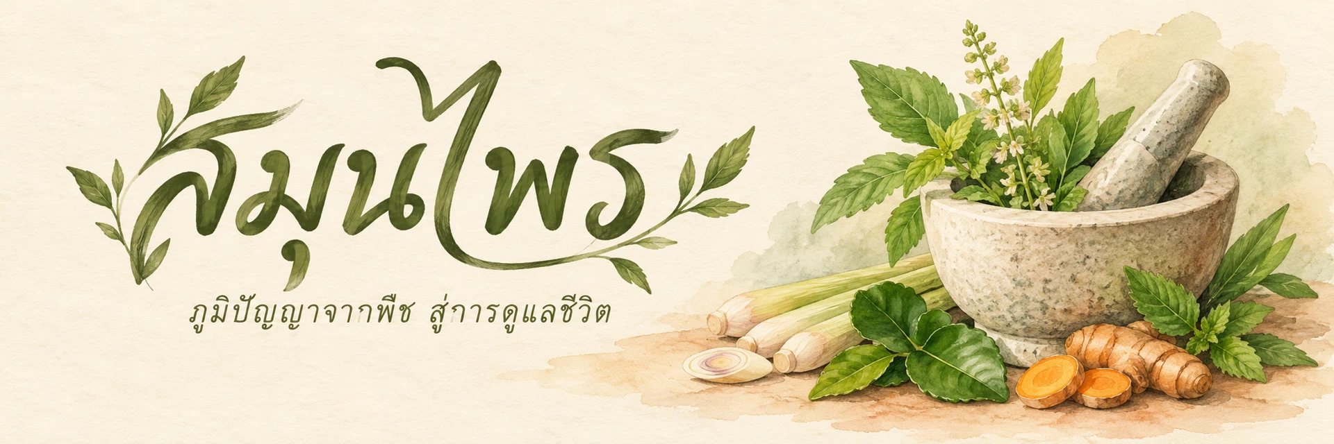 ภาพแบนเนอร์หมวดหมู่ สมุนไพร