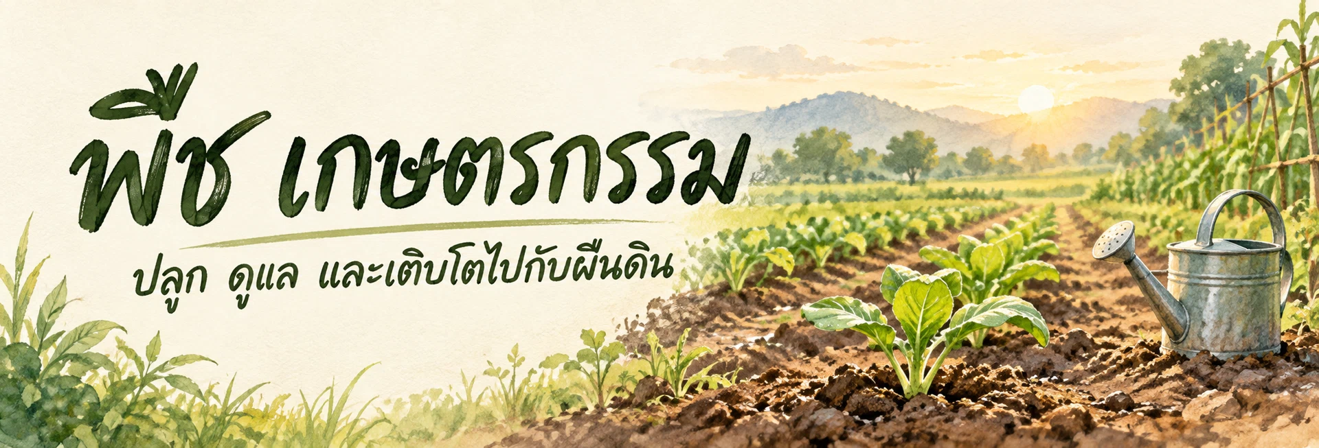 ภาพแบนเนอร์หมวดหมู่ พืช เกษตรกรรม