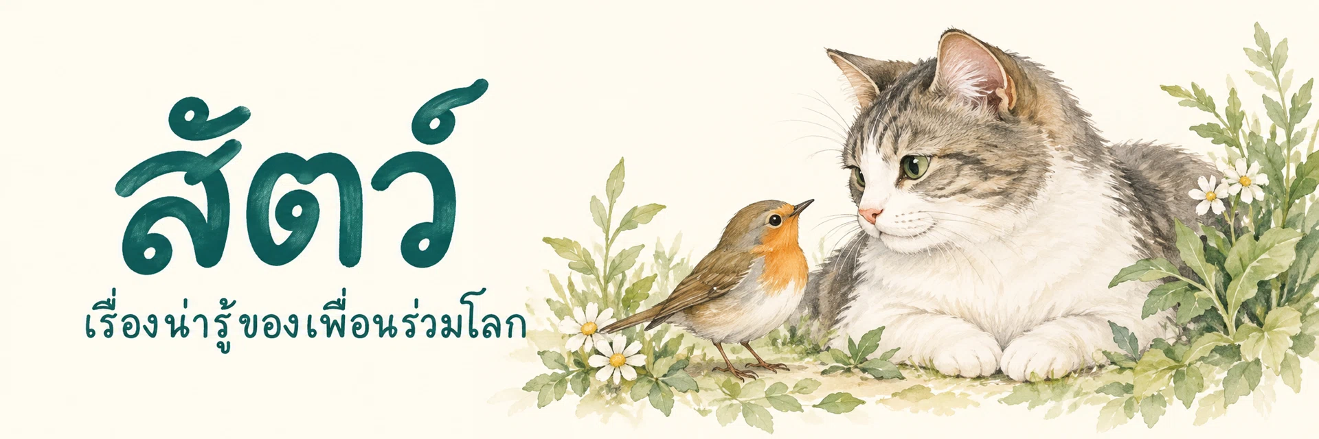 ภาพแบนเนอร์หมวดหมู่ สัตว์