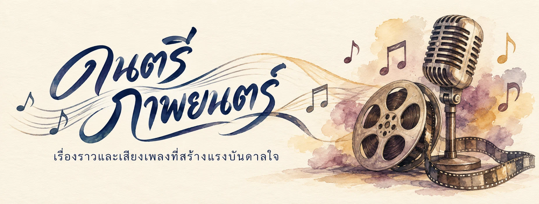 ภาพแบนเนอร์หมวดหมู่ ดนตรี ภาพยนตร์