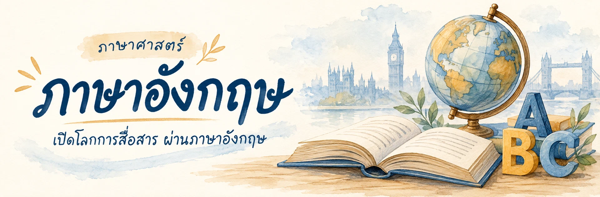ภาพแบนเนอร์หมวดหมู่ ภาษาอังกฤษ