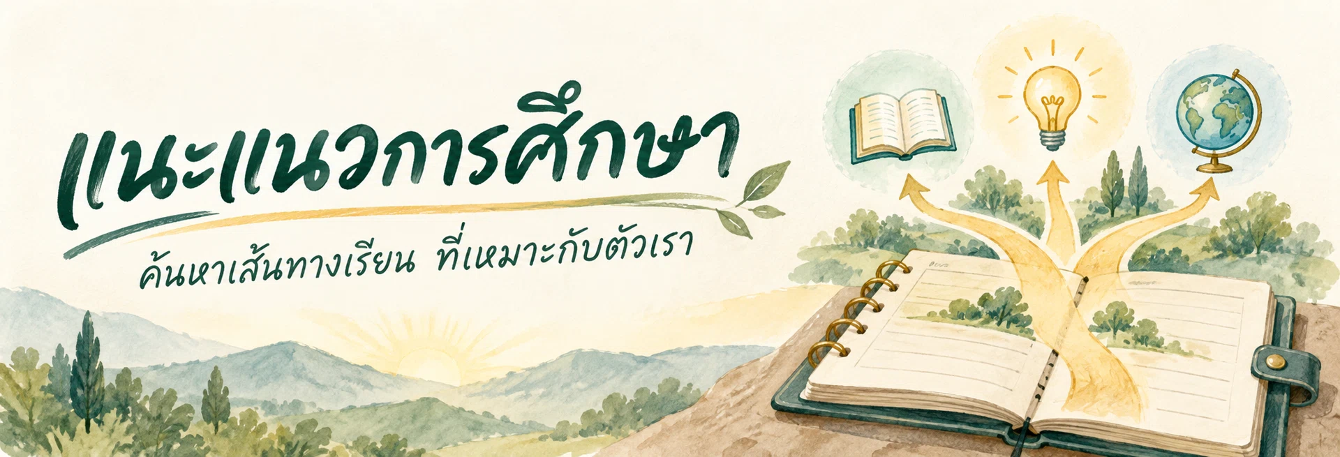 ภาพแบนเนอร์หมวดหมู่ แนะแนวการศึกษา