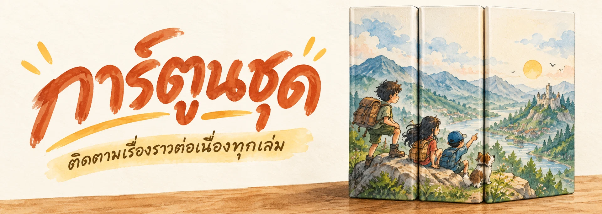 ภาพแบนเนอร์หมวดหมู่ การ์ตูนชุด