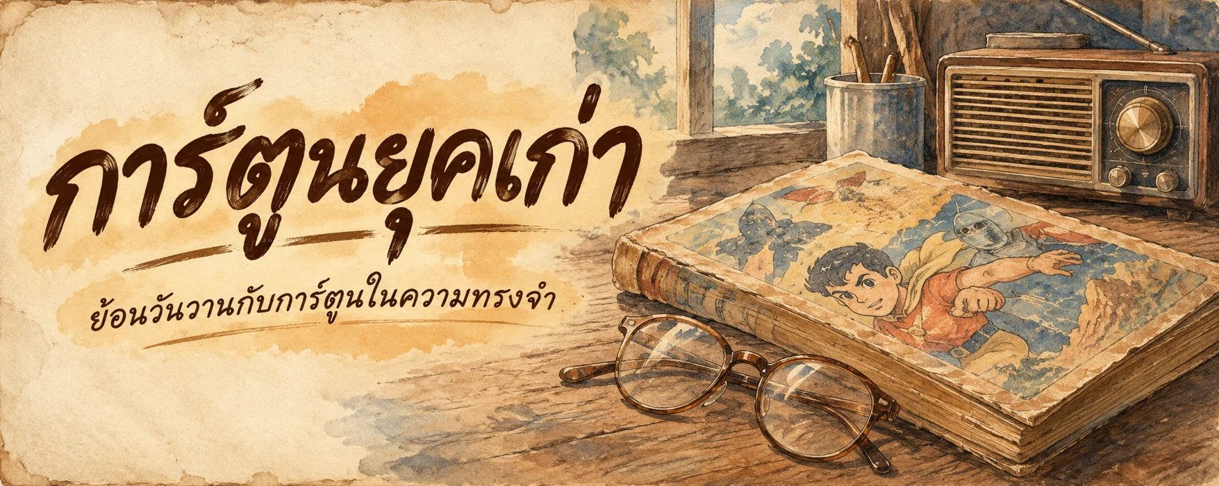 ภาพแบนเนอร์หมวดหมู่ หนังสือการ์ตูนเก่า