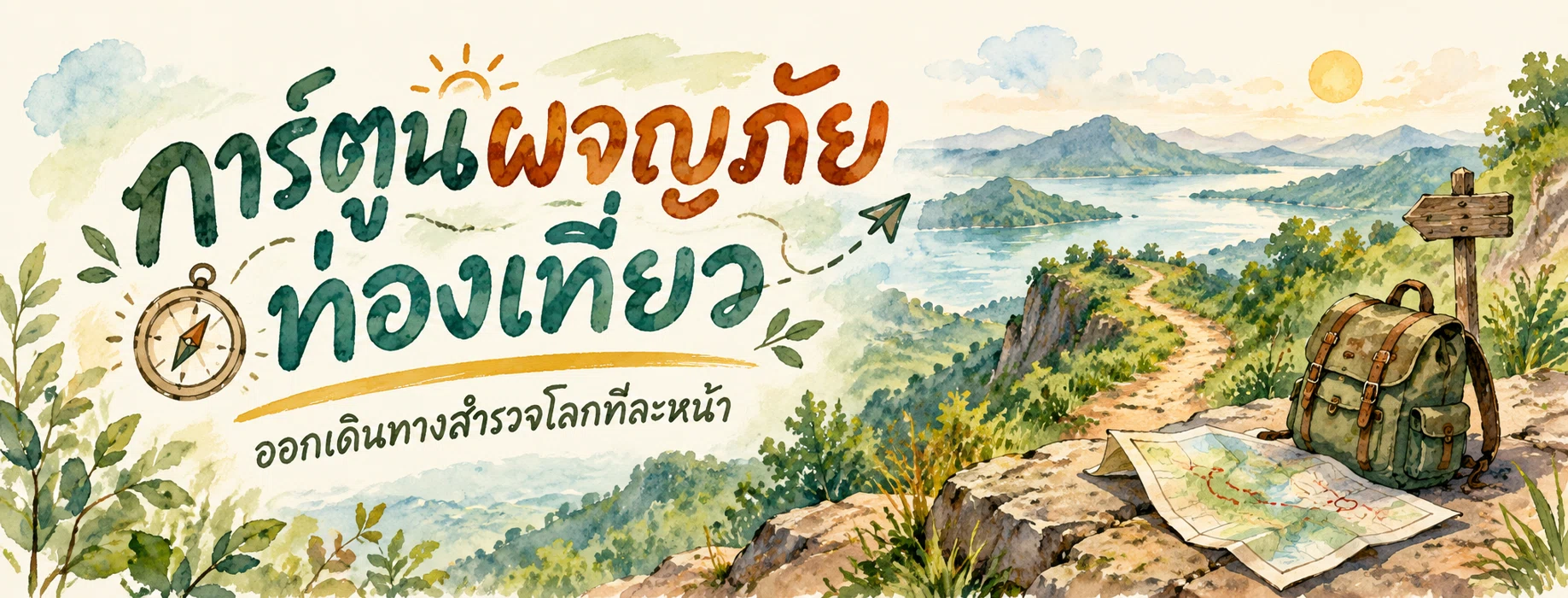 ภาพแบนเนอร์หมวดหมู่ ผจญภัย ท่องเที่ยว