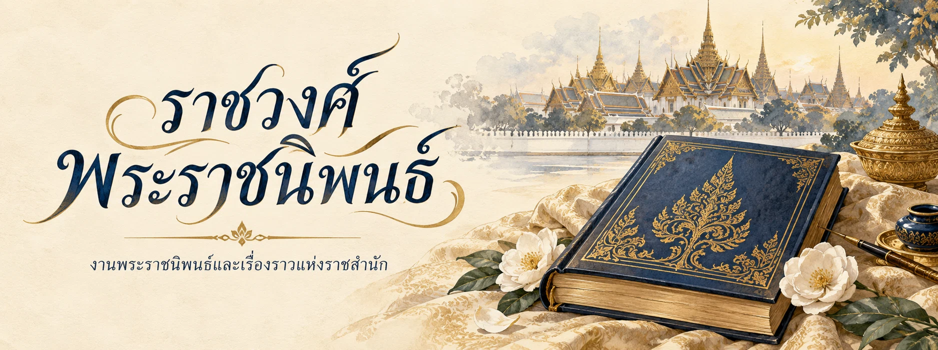 ภาพแบนเนอร์หมวดหมู่ ราชวงศ์ พระราชนิพนธ์