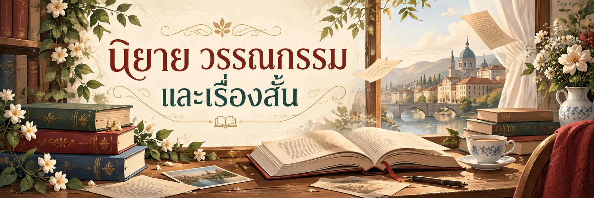 นิยาย วรรณกรรม และเรื่องสั้น