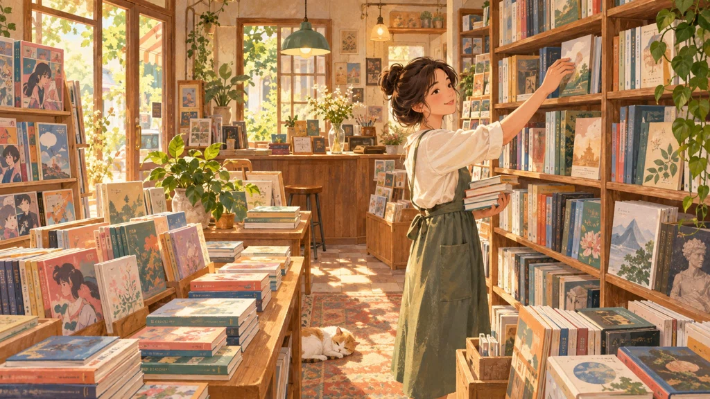 ภาพวาดจินตนาการประกอบจากร้านหนังสือการ์ตูน สู่หนังสือที่หลากหลายมากขึ้น