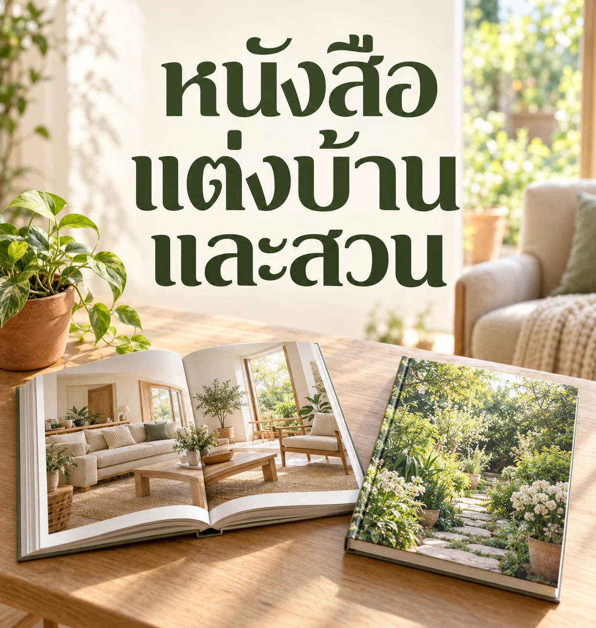 หนังสือแต่งบ้านและสวน