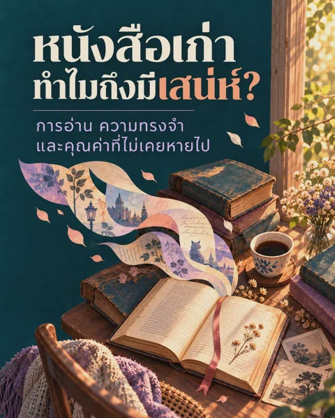หนังสือเก่าทำไมถึงมีเสน่ห์