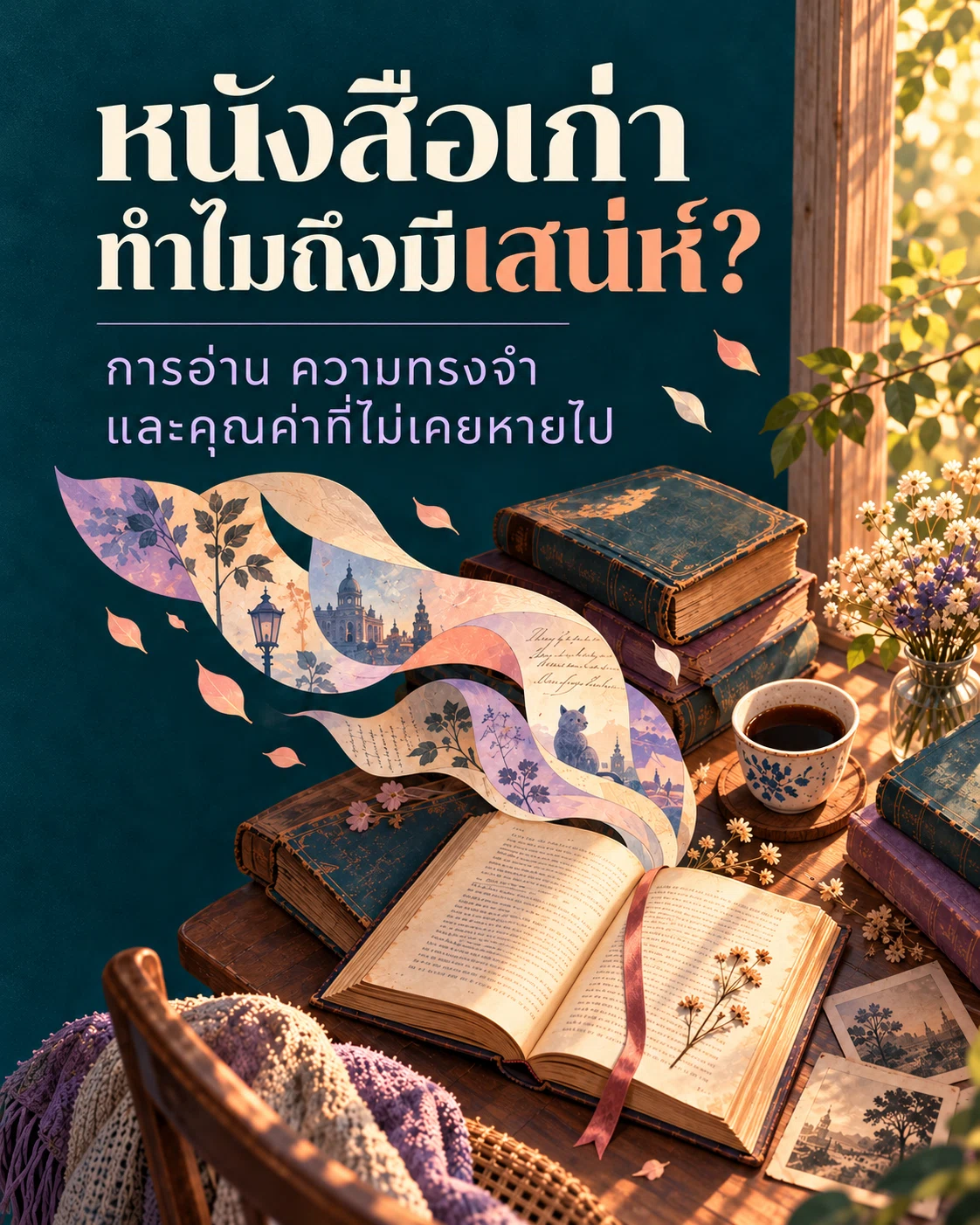 หนังสือเก่าทำไมถึงมีเสน่ห์