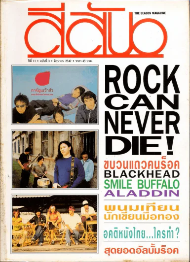 สีสัน ปีที่ 11 ฉบับที่ 3 ปี 2542 (ด้านหลังมีรอยคราบน้ำ) รูปที่ 1