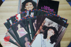Miss Universe 1988 Pornthip Narkhirankanok โปสการ์ดภาพสี 24 ใบ รูปที่ 7