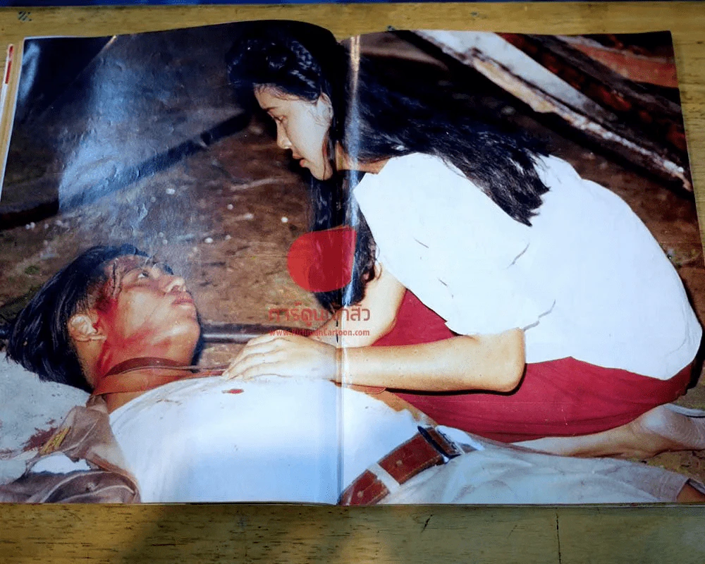 คู่กรรม (เบิร์ด,กวาง) เบื้องหลังละครฮิต เรื่องย่อ ภาพพิเศษสี่สีในเล่ม รูปที่ 7