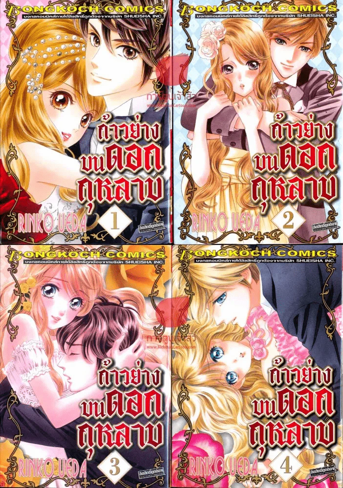 ก้าวย่างบนดอกกุหลาบ เล่ม 1-4 (9 เล่มจบ) รูปที่ 1