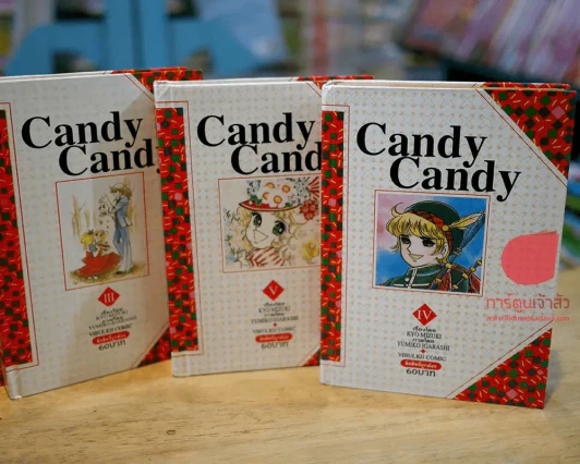Candy Candy ปกแข็ง 5 เล่มจบ วิบูลย์กิจย์ หายาก สภาพแจ๋ว รูปที่ 3