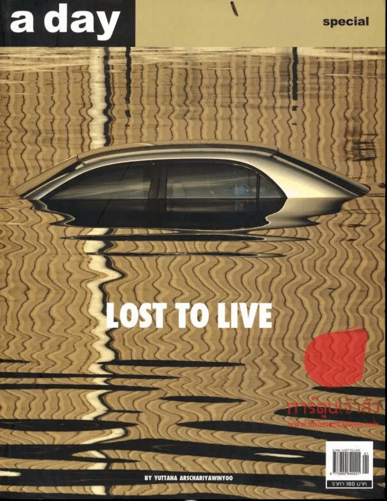 a day special : LOST TO LIVE หนังสือภาพถ่ายจากเหตุการณ์น้ำท่วมปี 2554 รูปที่ 1