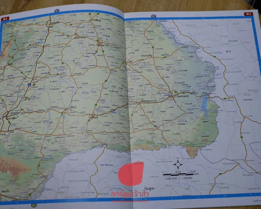 แผนที่ทางหลวง ESRI(Thailand) เพื่อการเดินทางและท่องเที่ยว รูปที่ 4