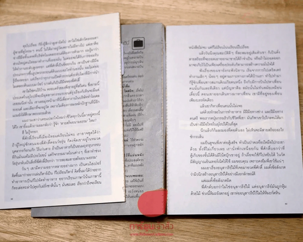 หัดเยอรมัน (ใบพัด) มีกระดาษหลุดจากสัน 1 ปึก รูปที่ 3