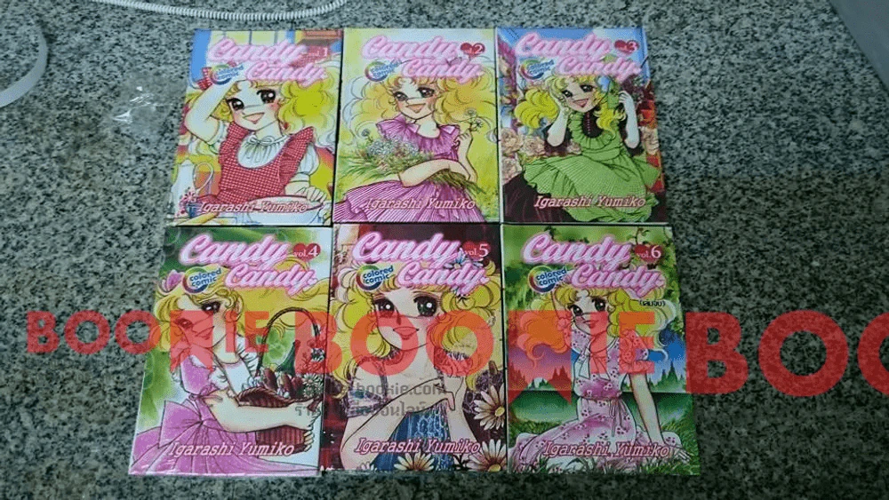 Candy Candy ปกแข็ง 6 เล่มจบ (พิมพ์สี่สีทั้งเล่ม) มือหนึ่ง พร้อมส่ง 3-7 วัน รูปที่ 1