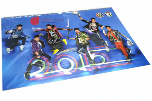 ปฏิทินช่อง 3 ปี 2015 แบบแขวน (สินค้ามือหนึ่ง) รูปที่ 1