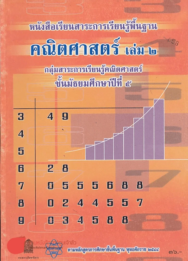 คณิตศาสตร์ เล่ม 2 ม.5 รูปที่ 1