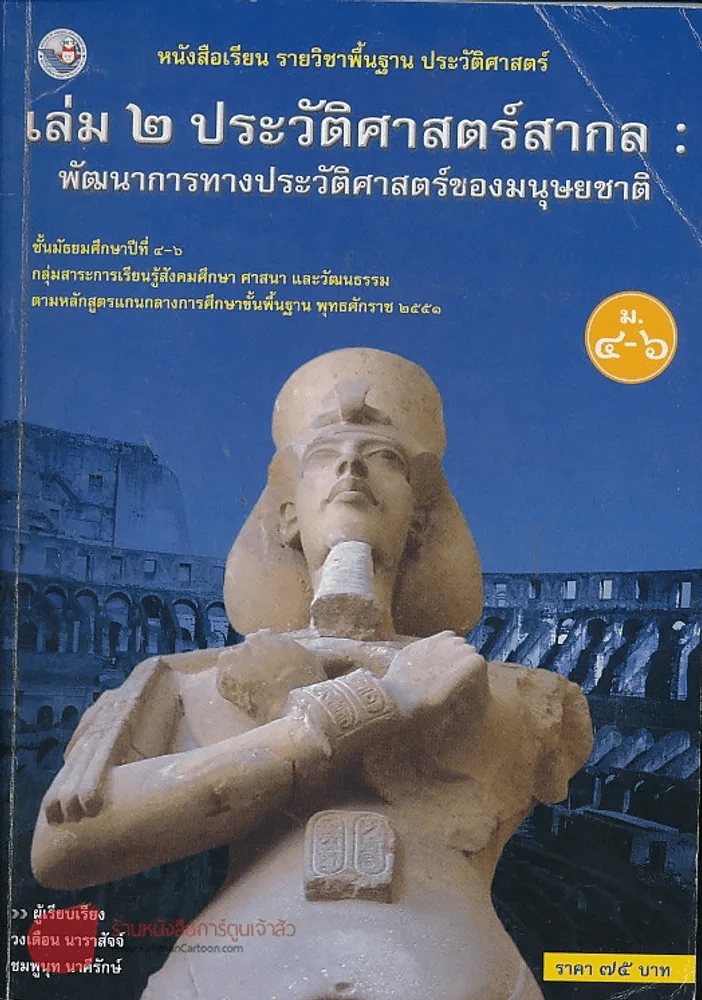 ประวัติศาสตร์ เล่ม 2 ประวัติศาสตร์สากล ม.4-6 พัฒนาการทางประวัติศาสตร์ของมนุษยชาติ รูปที่ 1