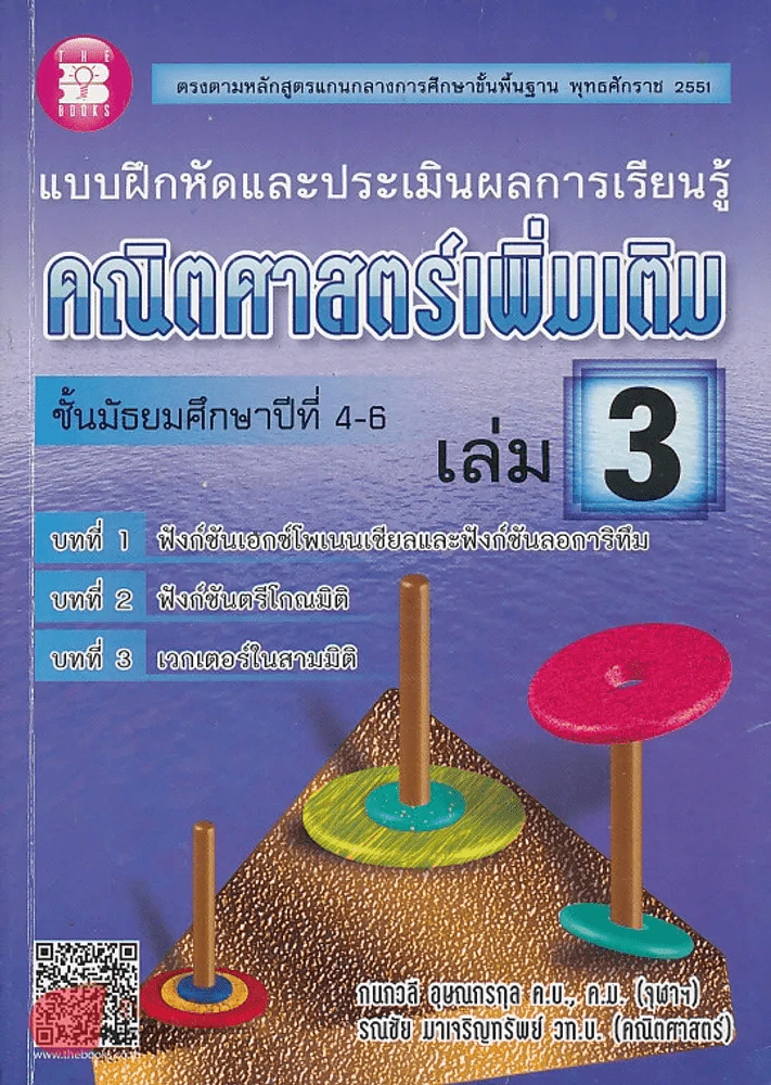 แบบฝึกหัดและประเมินผลการเรียนรู็ คณิตศาสตร์เพิ่มเติม ม.4-6 เล่ม 3 บทที่ 1 ฟังก์ชันเอกซ์โพเนนเชียลและ รูปที่ 1